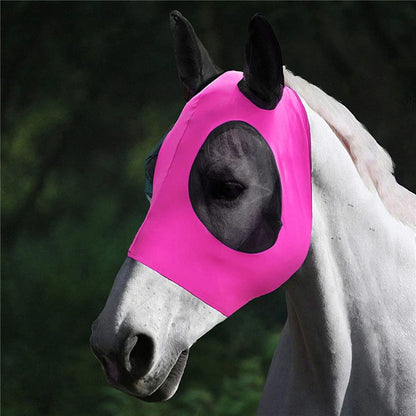 Premium Anti-Fly Mesh Horse Mask with Ears - Ultimate Bug Protection for Your Equine Friend