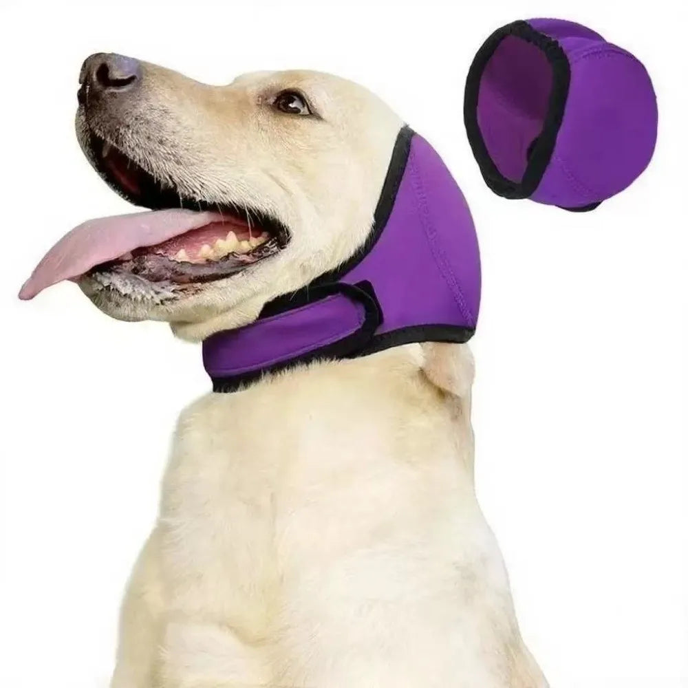 Ultimate Hearing Protection Dog Calming Earmuffs - Waterproof & Shockproof Noise Reduction Headcover for Your Furry Friend