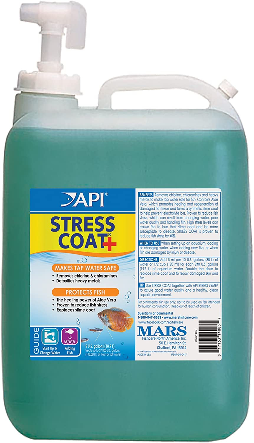 Stress Coat Aquarium Water Conditioner - 16 oz Bottle