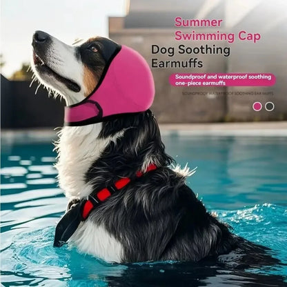 Ultimate Hearing Protection Dog Calming Earmuffs - Waterproof & Shockproof Noise Reduction Headcover for Your Furry Friend