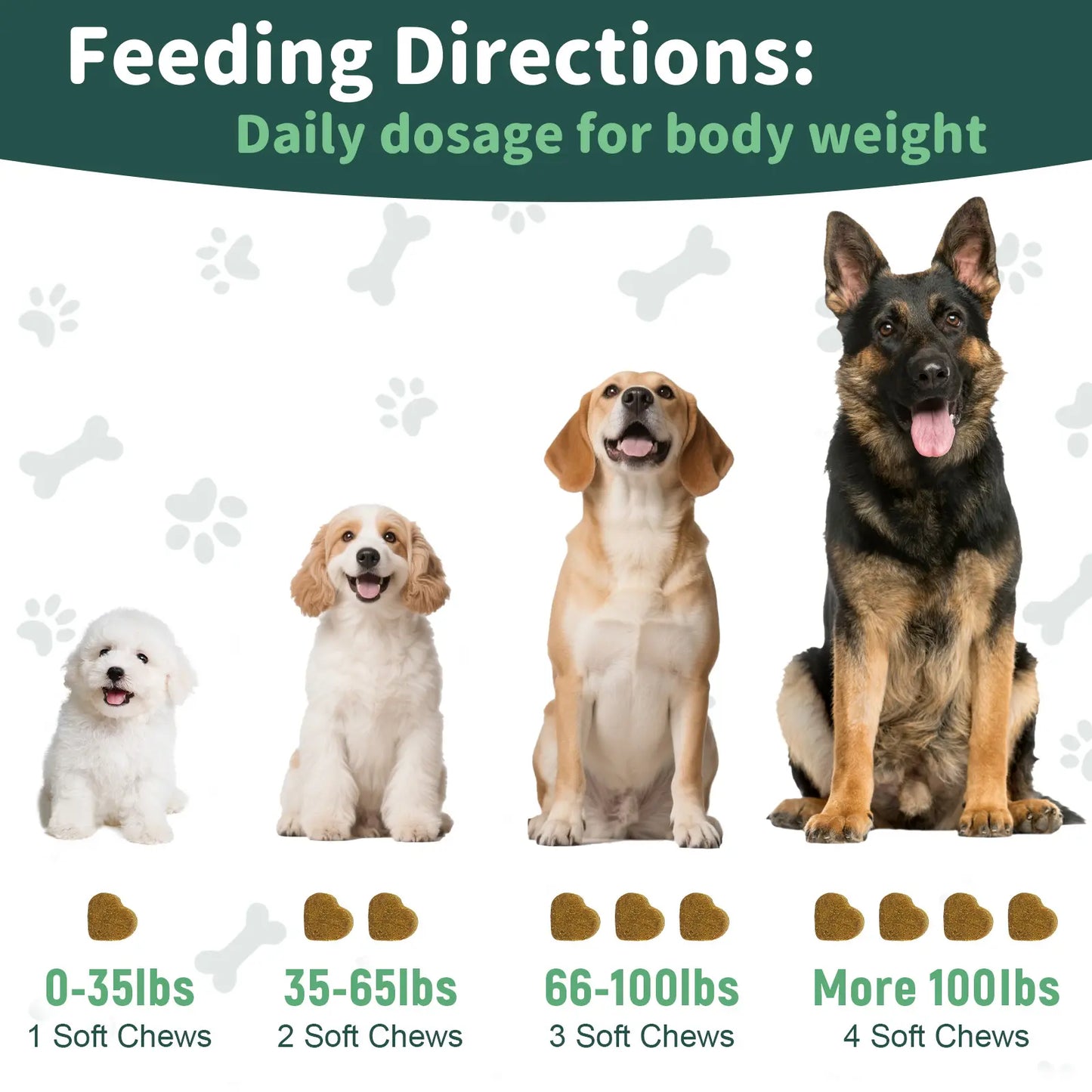 150 Soft Chews for Dogs - Natural Flea & Tick Support - All Breeds & Sizes - Delicious Chicken Flavor