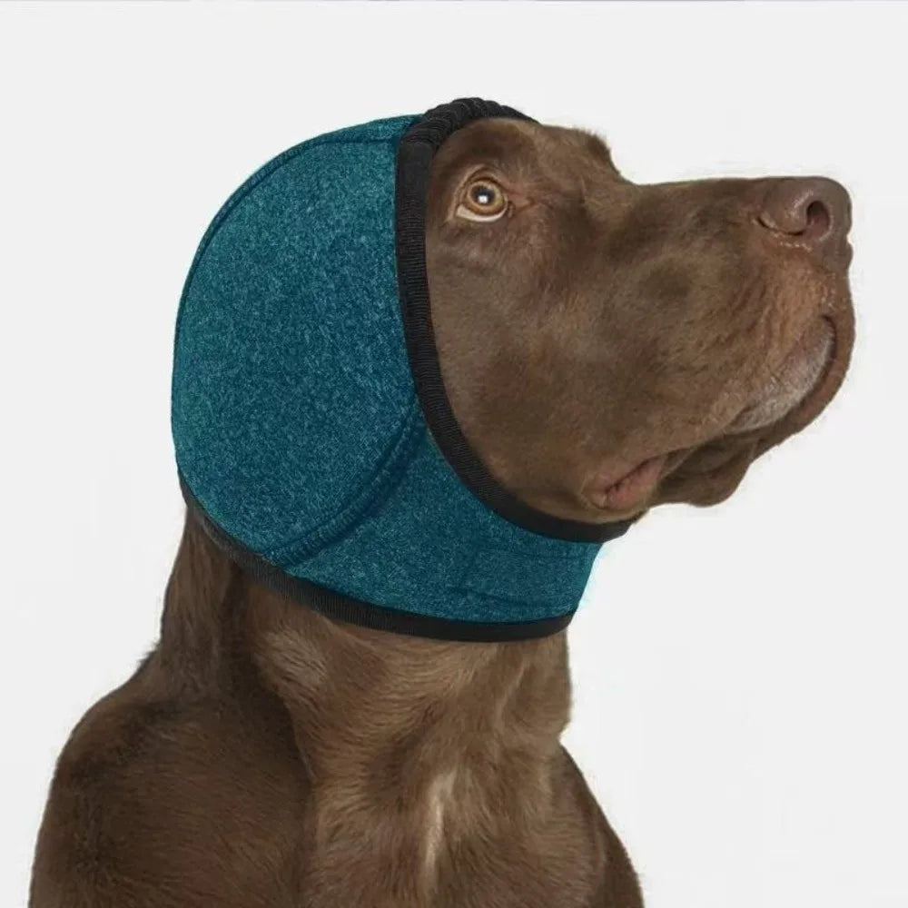 Ultimate Hearing Protection Dog Calming Earmuffs - Waterproof & Shockproof Noise Reduction Headcover for Your Furry Friend