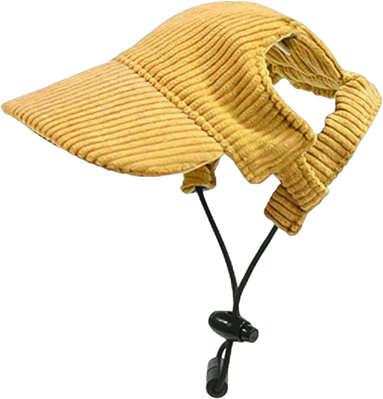 Dog Baseball Cap - Adjustable Summer Visor Hat for Dogs and Cats with Ear Holes (Blue, X-Large)