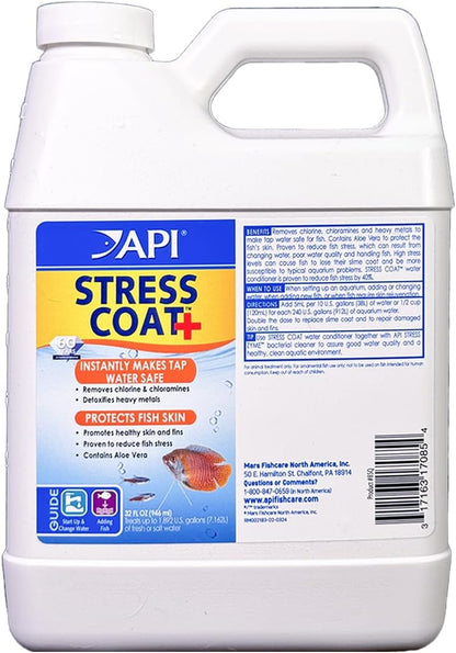 Stress Coat Aquarium Water Conditioner - 16 oz Bottle