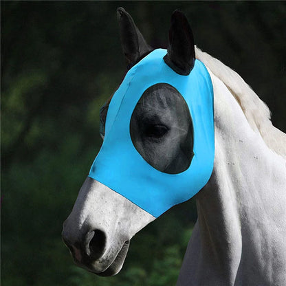 Premium Anti-Fly Mesh Horse Mask with Ears - Ultimate Bug Protection for Your Equine Friend