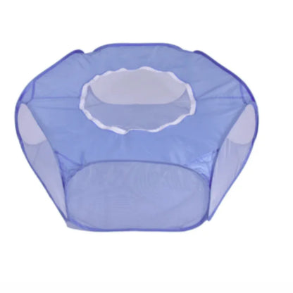 Versatile Transparent Portable Pet Playpen - Ideal for Dogs, Cats, Rabbits, and Small Animals