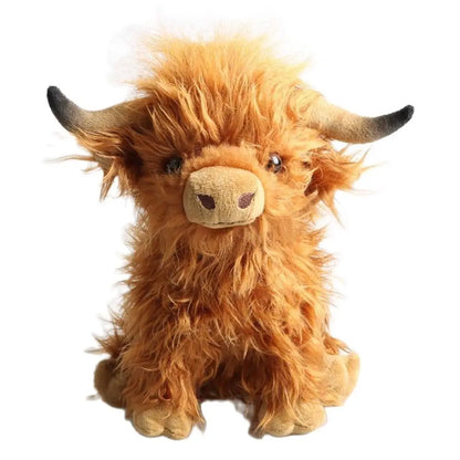 Cuddle Up with This Cute 25Cm Blue Scottish Highland Cow Plush Toy - The Ultimate Gift for Birthdays and Holidays! 🐮💙🎁