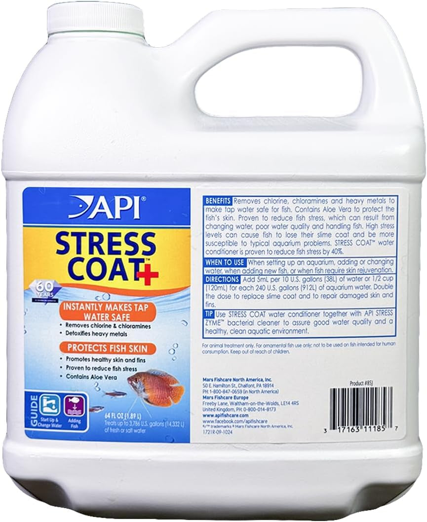 Stress Coat Aquarium Water Conditioner - 16 oz Bottle