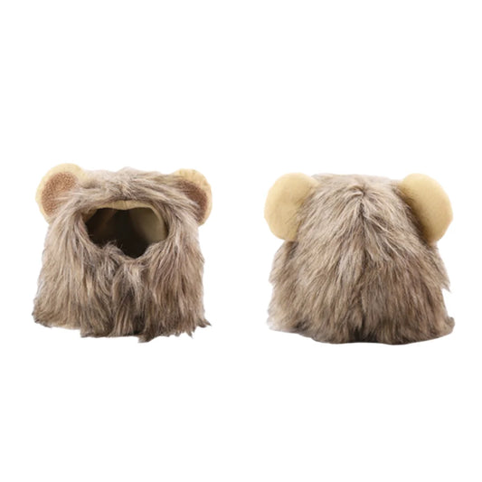 Roaring Fun Lion Mane Wig for Pets - Washable & Comfortable Costume for Dogs and Cats - Perfect for Halloween, Easter, and Festivals!