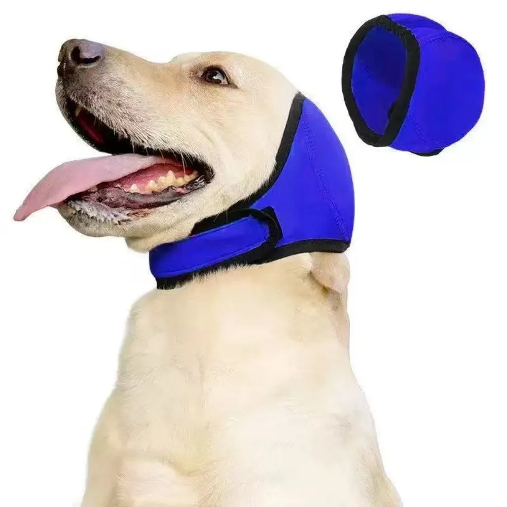 Ultimate Hearing Protection Dog Calming Earmuffs - Waterproof & Shockproof Noise Reduction Headcover for Your Furry Friend